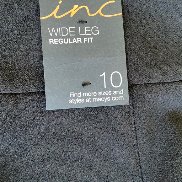 🆕NWT- INC Wide Leg Trouser with Gold Grommets - Picture 8 of 8